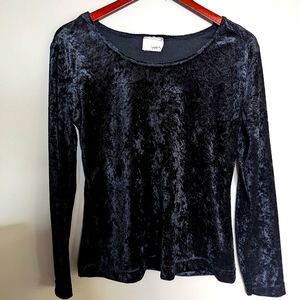 Back Velvet Vintage Top